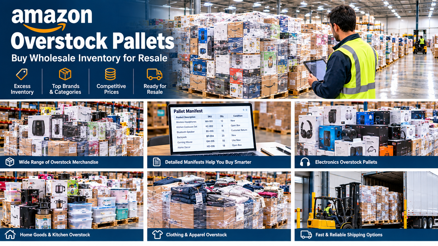 Amazon overstock pallets