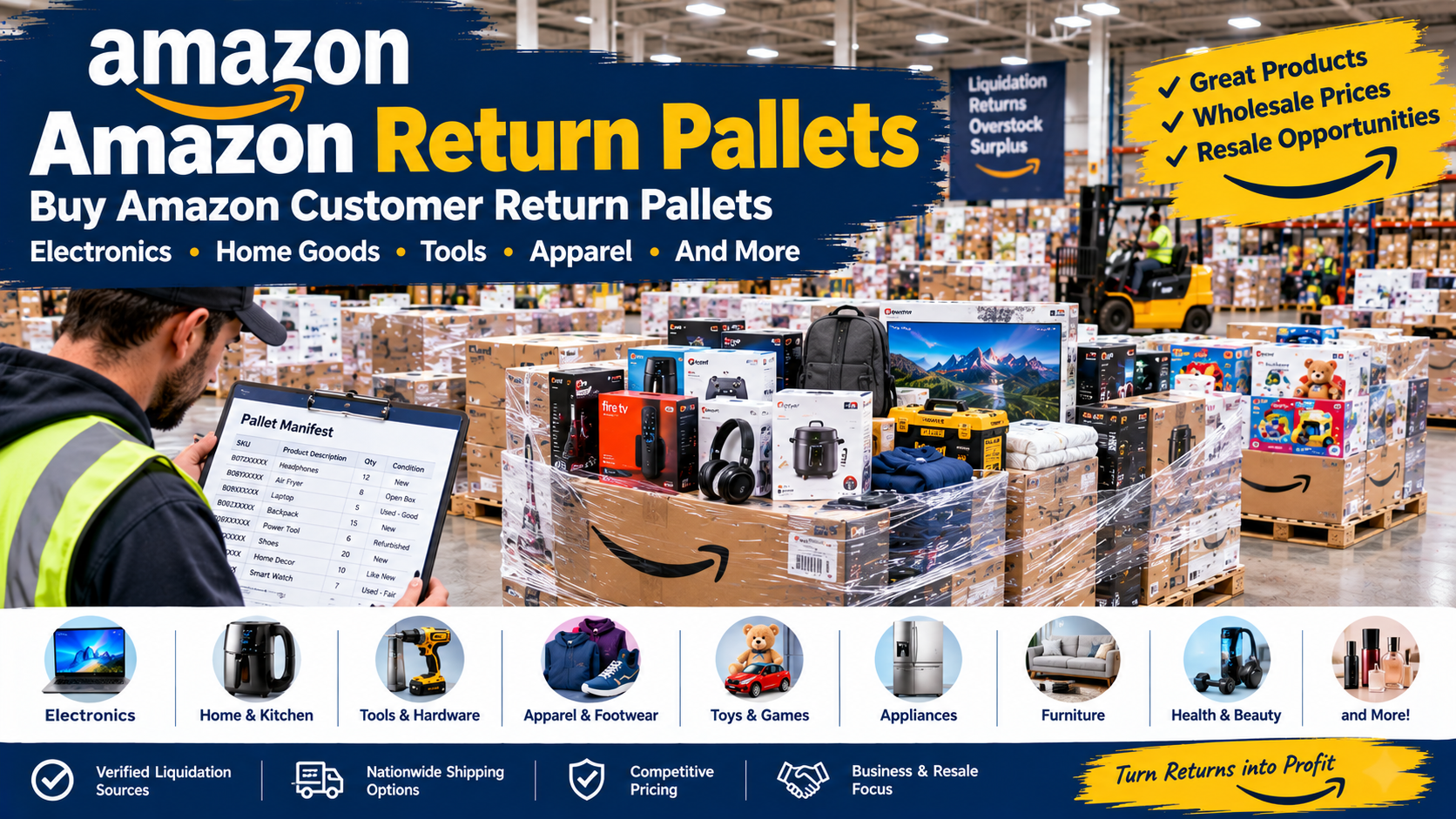 Amazon return pallets