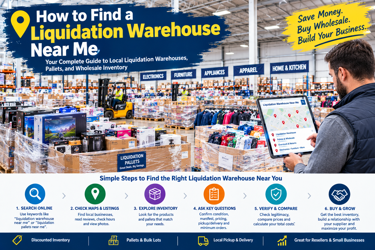 How to Find a Liquidation Warehouse Near Me