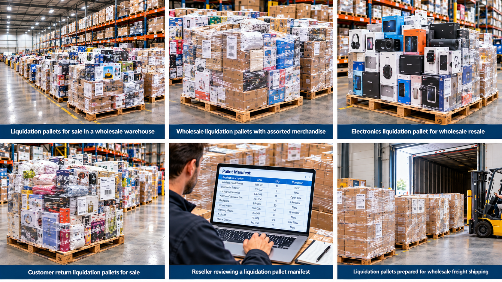 liquidation pallets for sale